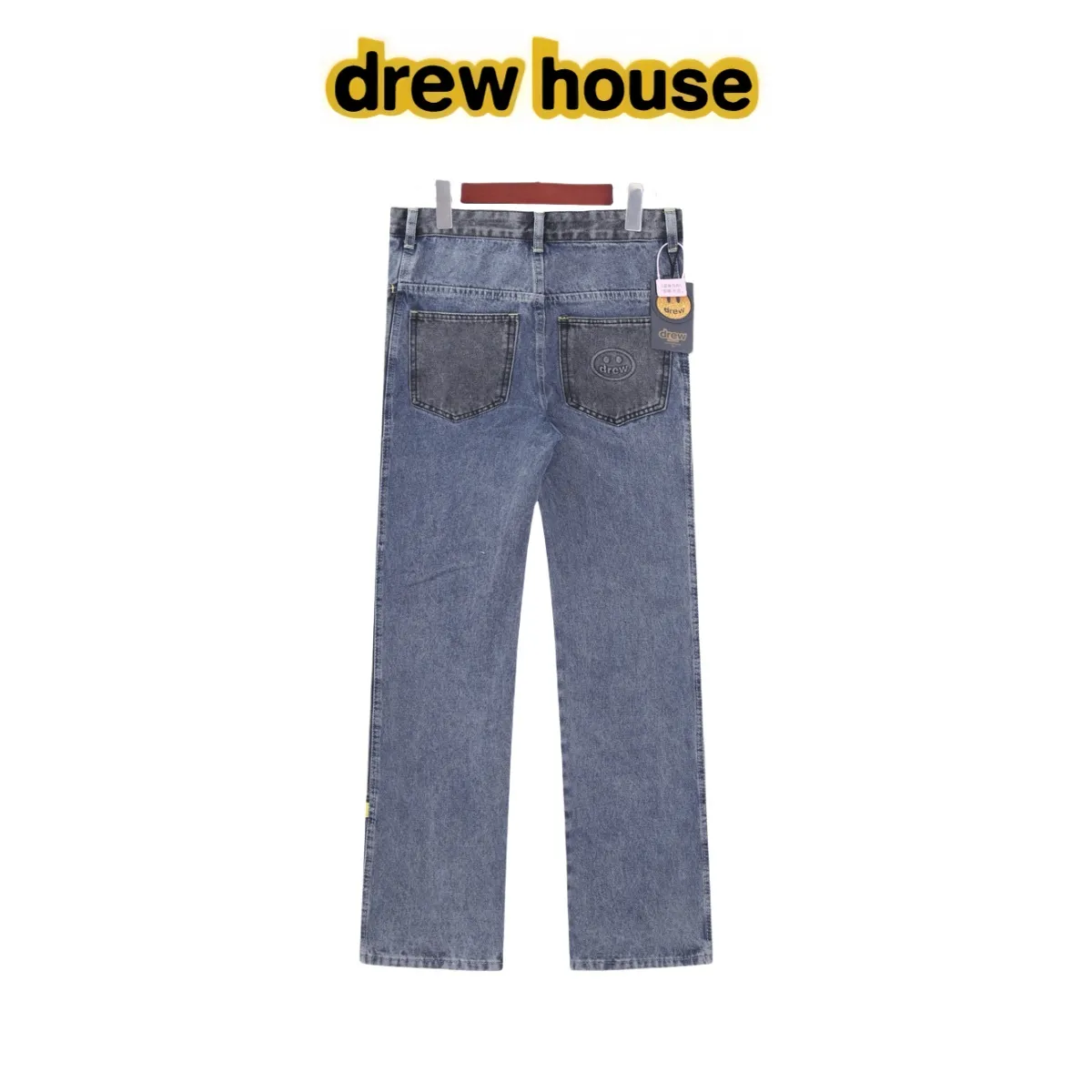 【 】 ：XL 016 【 】Drew House Same Style Retro drew， ， 。 。 15.5 ， ， ， ， ， ， ykk ， ， ， 。 🔘 ： 🔘Size：S M L XL XXL Size 28 30 32 34 36 In Stock Size 9